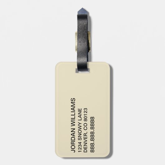 Dr. Seuss | Geschichten Grafik Gepäckanhänger (Rückseite vertikal)