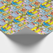 Dr. Seuss | Geschichten Grafik Geschenkpapier (Ecke)