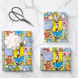 Dr. Seuss | Geschichten Grafik Geschenkpapier Set