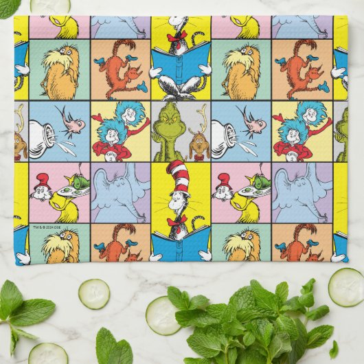Dr. Seuss | Geschichten Grafik Geschirrtuch (Gefaltet)