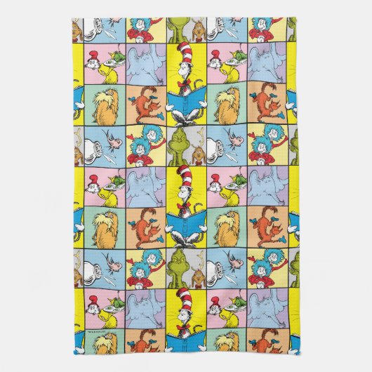 Dr. Seuss | Geschichten Grafik Geschirrtuch (Vertikal)