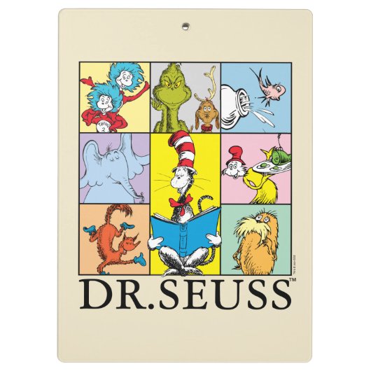 Dr. Seuss | Geschichten Grafik Klemmbrett (Rückseite)