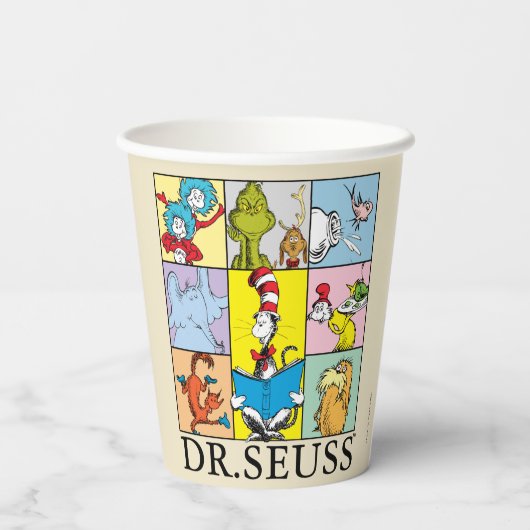 Dr. Seuss | Geschichten Grafik Pappbecher (Rückseite)