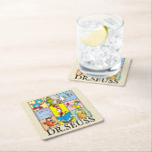 Dr. Seuss | Geschichten Grafik Rechteckiger Pappuntersetzer (Vor Ort)