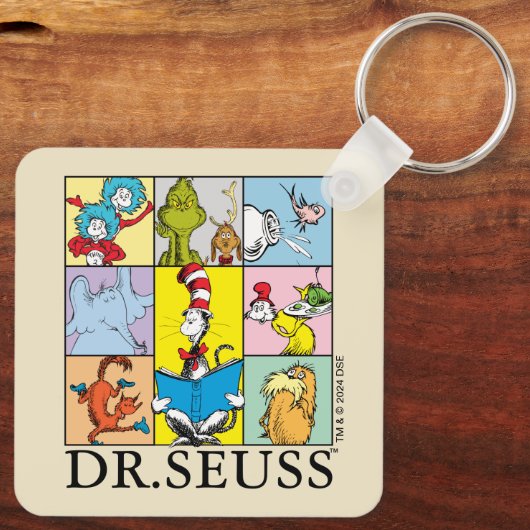 Dr. Seuss | Geschichten Grafik Schlüsselanhänger (Rückseite)