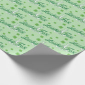 Dr. Seuss | Glücklicher Fox in seinen irischen Soc Geschenkpapier (Ecke)