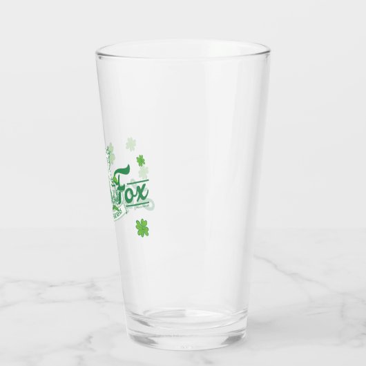 Dr. Seuss | Glücklicher Fox in seinen irischen Soc Glas (Links)