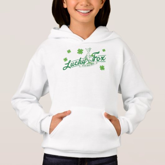Dr. Seuss | Glücklicher Fox in seinen irischen Soc Hoodie (Vorderseite)
