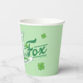 Dr. Seuss | Glücklicher Fox in seinen irischen Soc Pappbecher (Rückseite)
