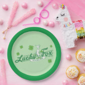 Dr. Seuss | Glücklicher Fox in seinen irischen Soc Pappteller (Party)