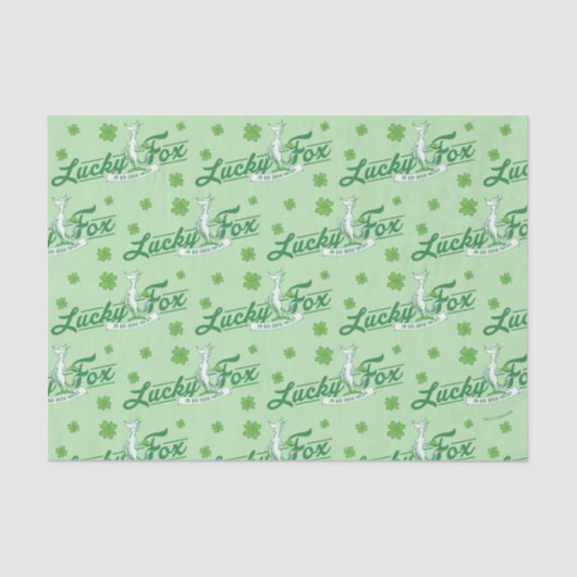 Dr. Seuss | Glücklicher Fox in seinen irischen Soc Seidenpapier (Vorderseite)