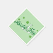 Dr. Seuss | Glücklicher Fox in seinen irischen Soc Serviette (Ecke)