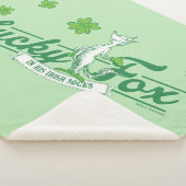 Dr. Seuss | Glücklicher Fox in seinen irischen Soc Sherpadecke (3/4)