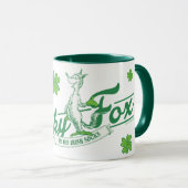 Dr. Seuss | Glücklicher Fox in seinen irischen Soc Tasse (VorderseiteRechts)