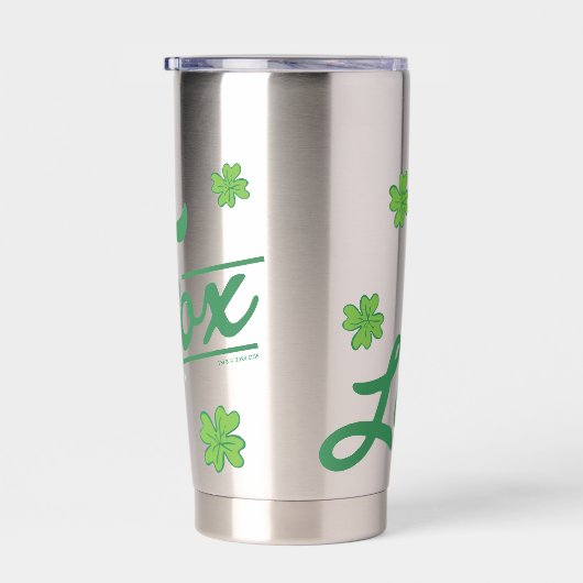 Dr. Seuss | Glücklicher Fox in seinen irischen Soc Thermobecher (Rechts)