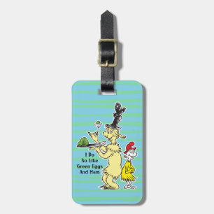 Dr. Seuss Green Eggs and   Friend & Sam-I-Am Gepäckanhänger