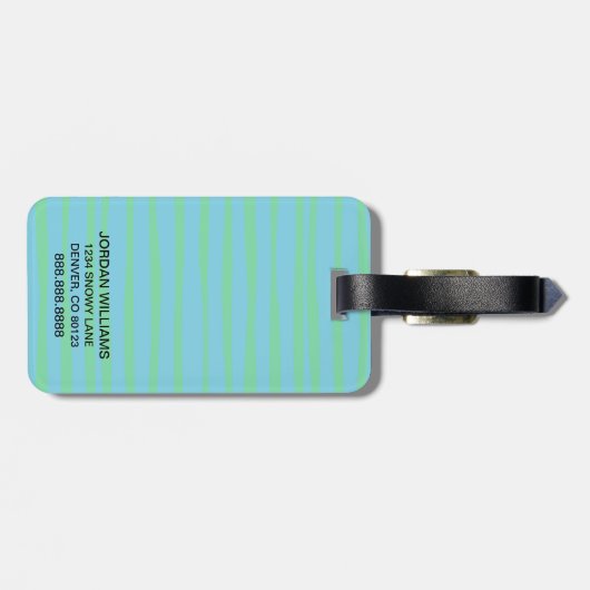 Dr. Seuss Green Eggs and | Friend & Sam-I-Am Gepäckanhänger (Rückseite horizontal)