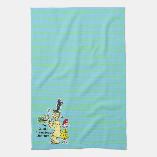 Dr. Seuss Green Eggs and | Friend & Sam-I-Am Geschirrtuch (Vertikal)