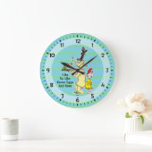 Dr. Seuss Green Eggs and | Friend & Sam-I-Am Große Wanduhr (Zuhause)