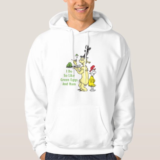 Dr. Seuss Green Eggs and | Friend & Sam-I-Am Hoodie (Vorderseite)