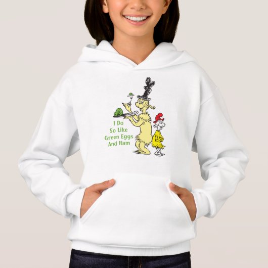 Dr. Seuss Green Eggs and | Friend & Sam-I-Am Hoodie (Vorderseite)