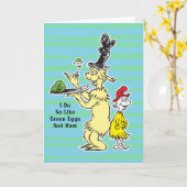 Dr. Seuss Green Eggs and | Friend & Sam-I-Am Karte (Gelbe Blume)