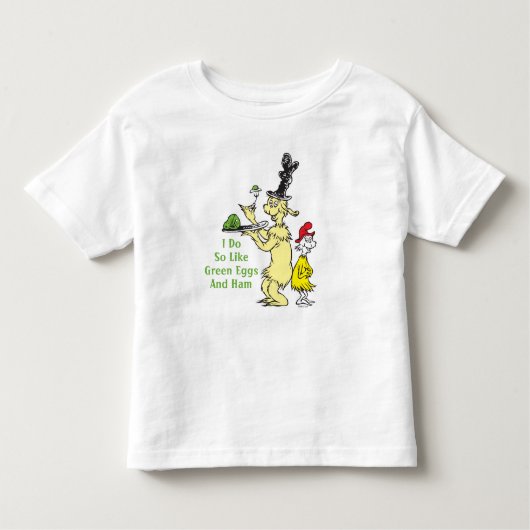 Dr. Seuss Green Eggs and | Friend & Sam-I-Am Kleinkind T-shirt (Vorderseite)