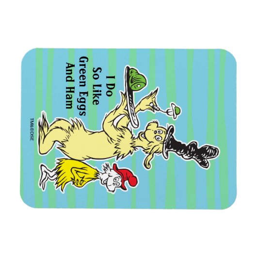 Dr. Seuss Green Eggs and | Friend & Sam-I-Am Magnet (Horizontal)