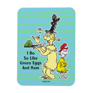 Dr. Seuss Green Eggs and   Friend & Sam-I-Am Magnet