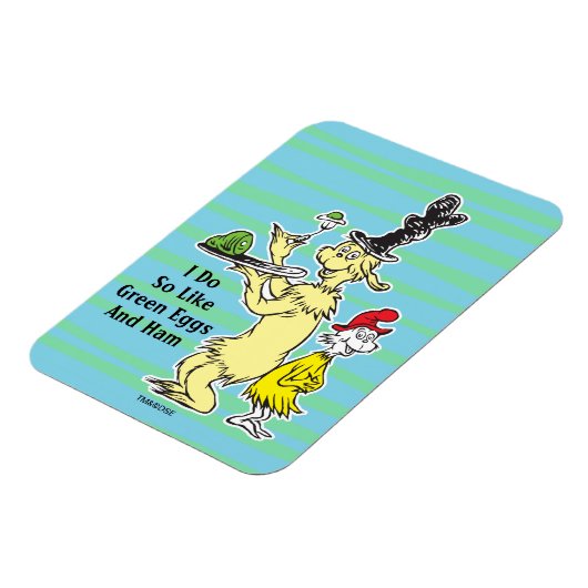 Dr. Seuss Green Eggs and | Friend & Sam-I-Am Magnet (Linke Seite)
