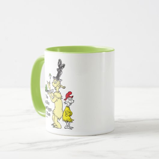 Dr. Seuss Green Eggs and | Friend & Sam-I-Am Tasse (Vorderseite Links)