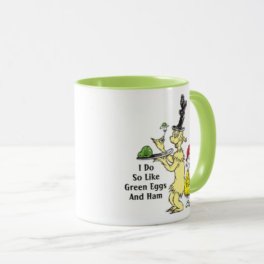 Dr. Seuss Green Eggs and | Friend & Sam-I-Am Tasse (VorderseiteRechts)