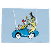 Dr. Seuss Green Eggs and Ham Charaktere im Auto Große Geschenktüte (Rückseite)