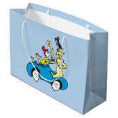 Dr. Seuss Green Eggs and Ham Charaktere im Auto Große Geschenktüte (Rückseite Schrägansicht)