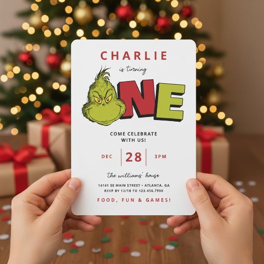 Dr. Seuss | Grinch 1. Geburtstag