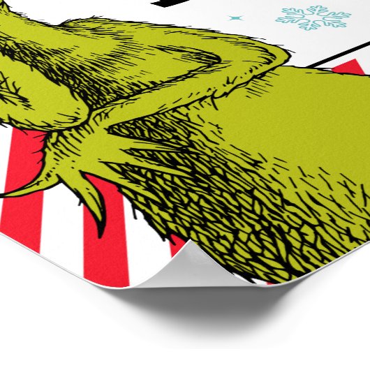 Dr. Seuss | Grinch Birthday Willkommen Poster (Ecke)
