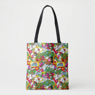 Dr. Seuss Grinch Buntes Muster Tasche
