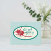 Dr. Seuss | Grinch Delivery von Who-ville Postkarte (Stehend Vorderseite)