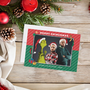Dr. Seuss   Grinch Familienfoto Einladung