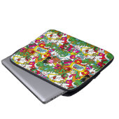 Dr. Seuss | Grinch Farbige Muster Laptopschutzhülle (Vorne Knopf)