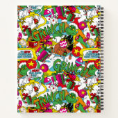 Dr. Seuss | Grinch Farbige Muster Notizblock (Rückseite)