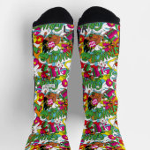 Dr. Seuss | Grinch Farbige Muster Socken (Oben)
