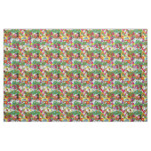 Dr. Seuss | Grinch Farbige Muster Stoff (Fat Quarter (45,7 x 55,9 cm))