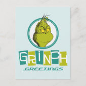 Dr. Seuss | Grinch Greetings Postkarte (Vorderseite)