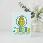 Dr. Seuss | Grinch Greetings Postkarte (Stehend Vorderseite)