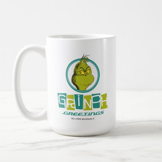 Dr. Seuss | Grinch Gruß Kaffeetasse (Links)