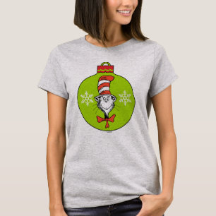 Dr. Seuss Grinch Katze im Hut-Ornament T-Shirt
