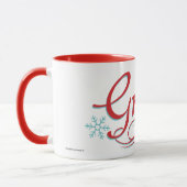 Dr. Seuss | Grinch - Red and Blue Script Tasse (Links)