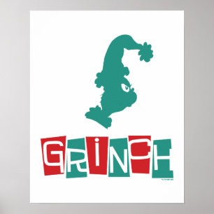 Dr. Seuss Grinch - Rot & Grün Poster