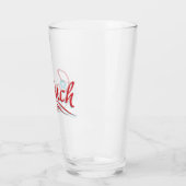 Dr. Seuss | Grinch - Rot und Blaues Skript Glas (Links)